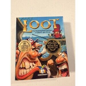 Loot The Plundering Pirate Card Game Gamewright Reiner Knizia Complete